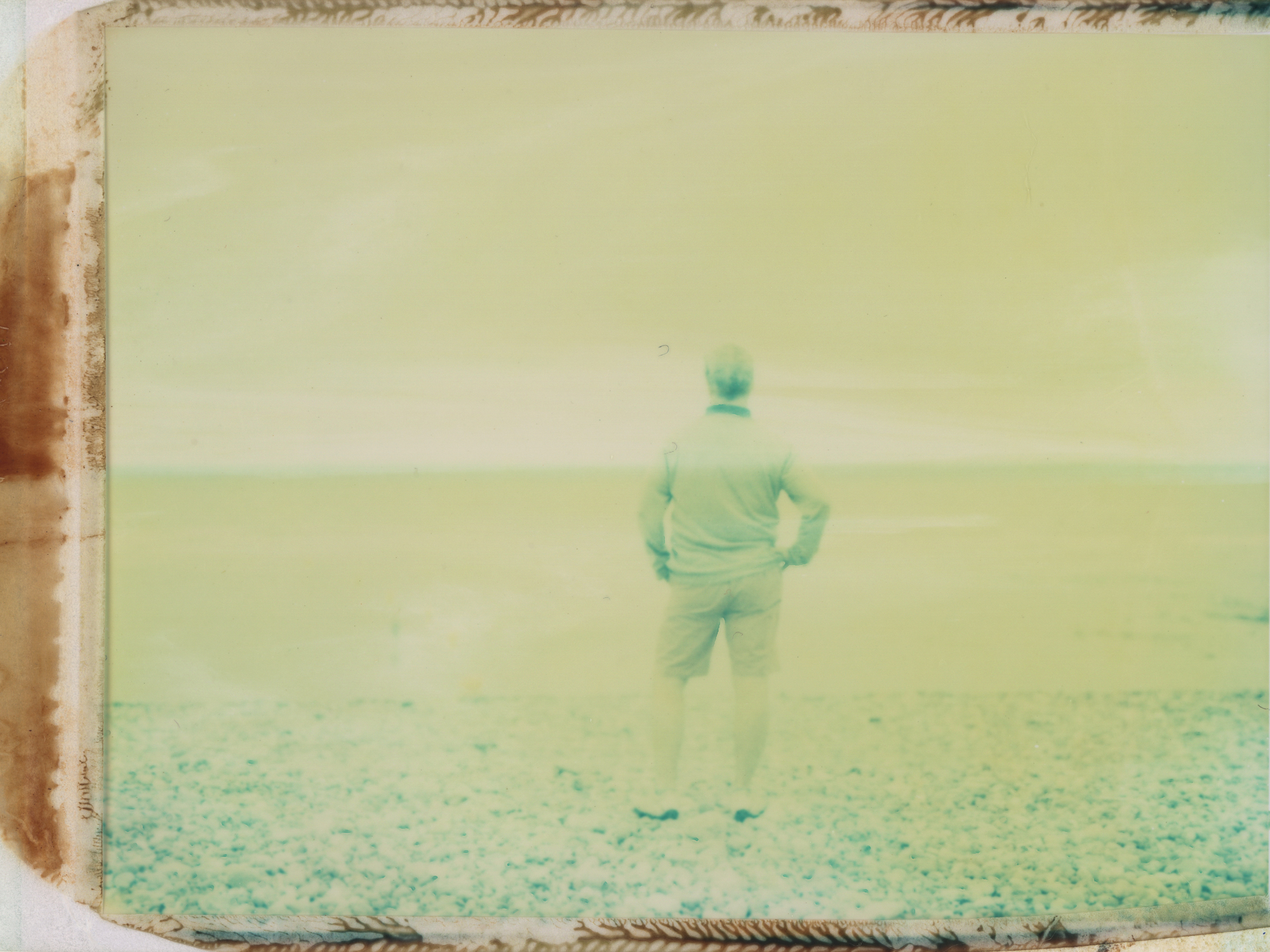 The Ghost on the Sand | Polaroid 110A | Polaroid 669 | Anne Silver