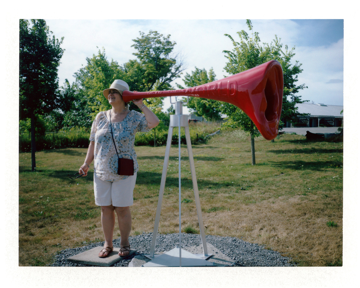 An Earful | Polaroid Automatic 100 | FP-100c | Howard Sandler 