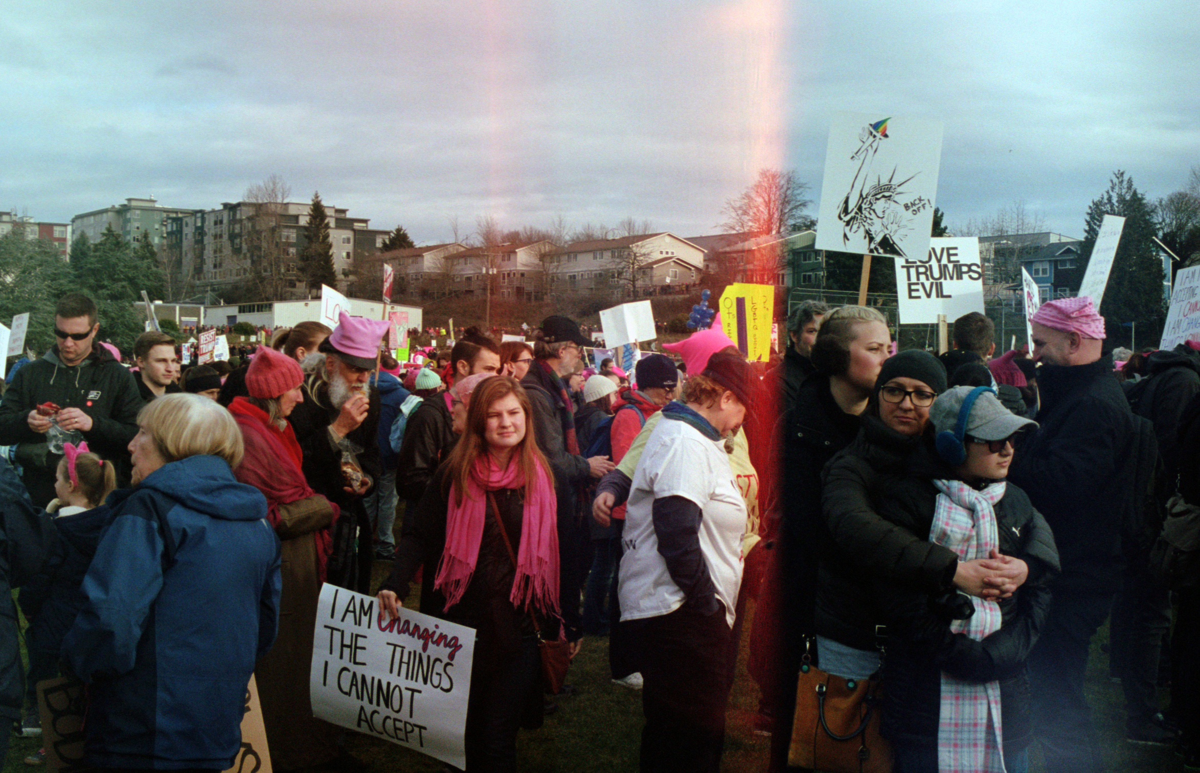 Seattle Womens March | Canon AE1 | Katt Janson Merilo