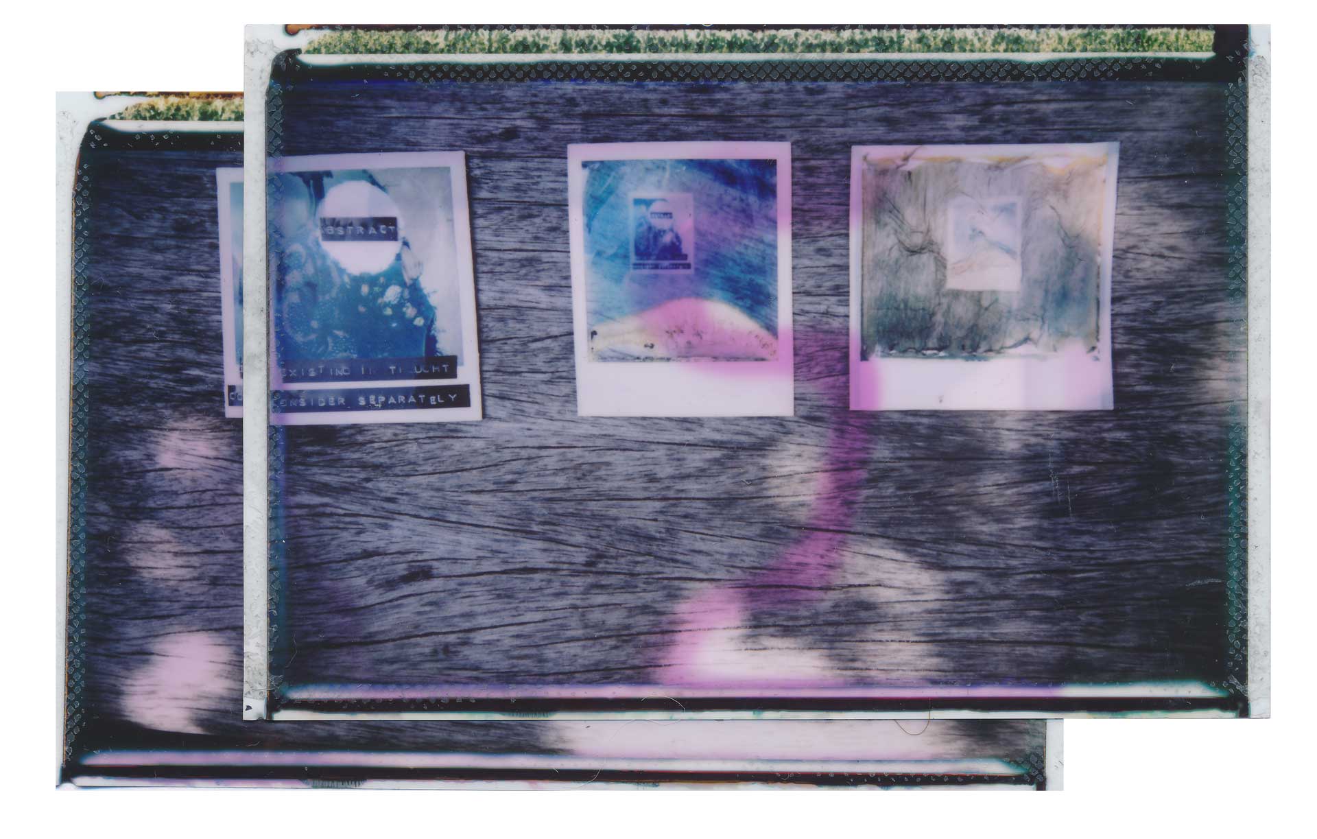 Search For Meaning | Fuji Instax Wide 210 | Fuji Instax Wide | Multimedia Collage Photographed On Instax Wide Film And Then Manipulated | Kay Adams