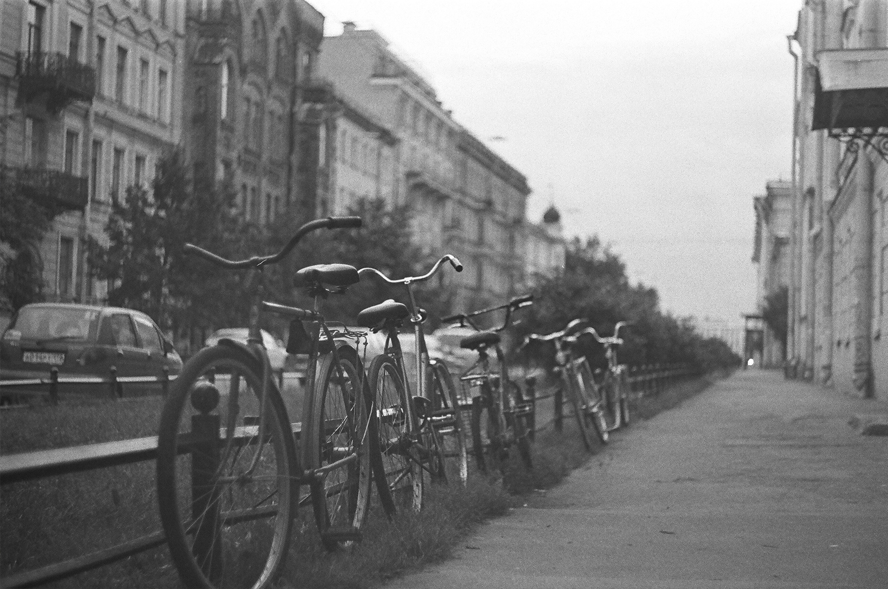 Students' Bicycles | Zenit TTL | Helios 44 f/2 | Robert Potekhin