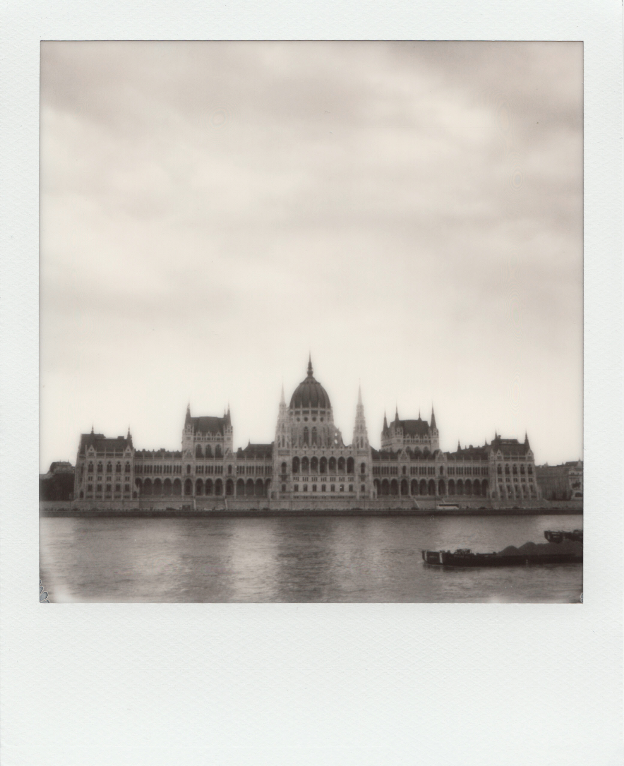 When In Budapest | SX-70 Alpha1 | Impossible Project Black and White SX-70 film | Ioana Taut