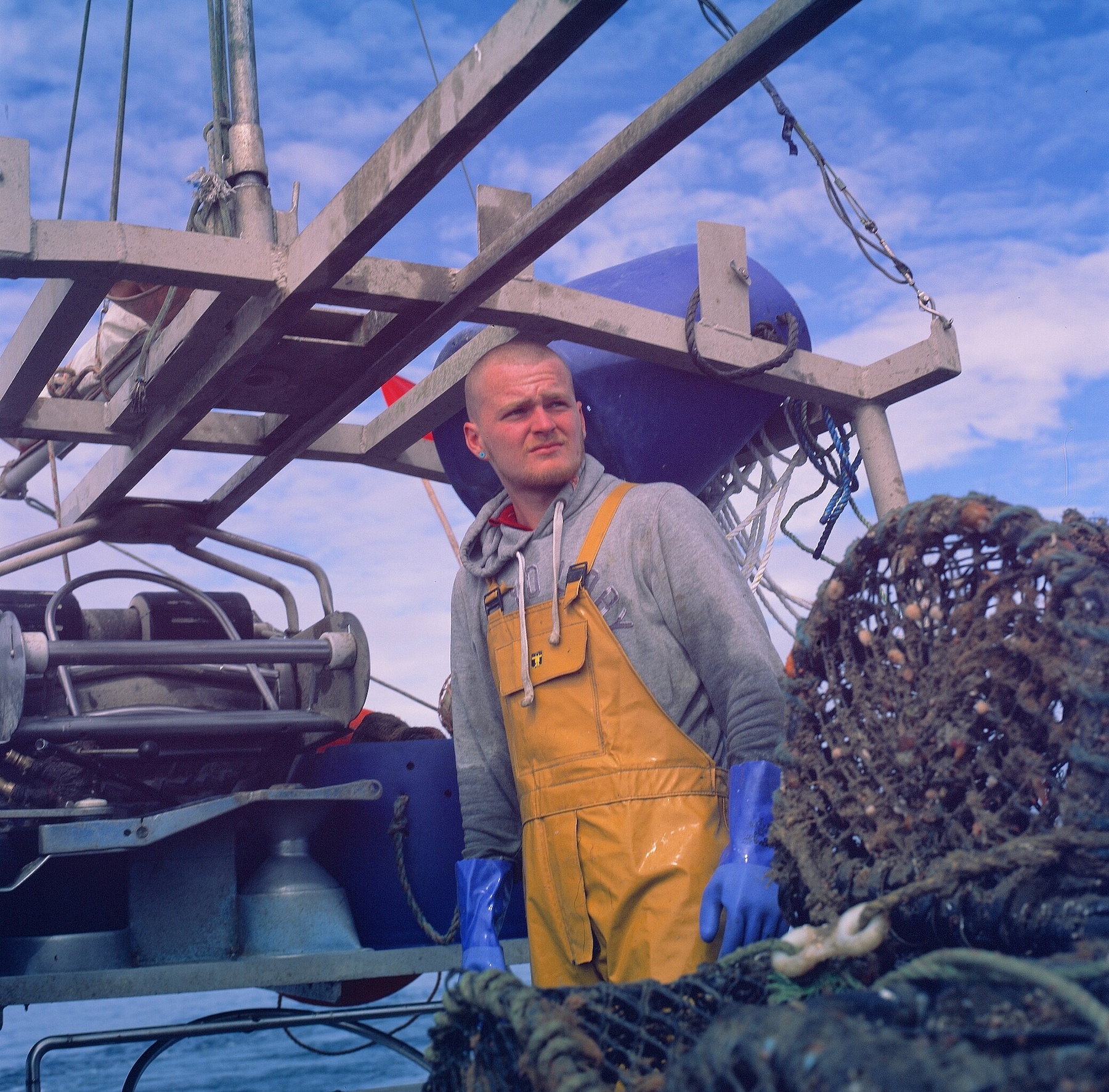 Rick Davy | Fishing for crab | Hasselblad 500 C/M