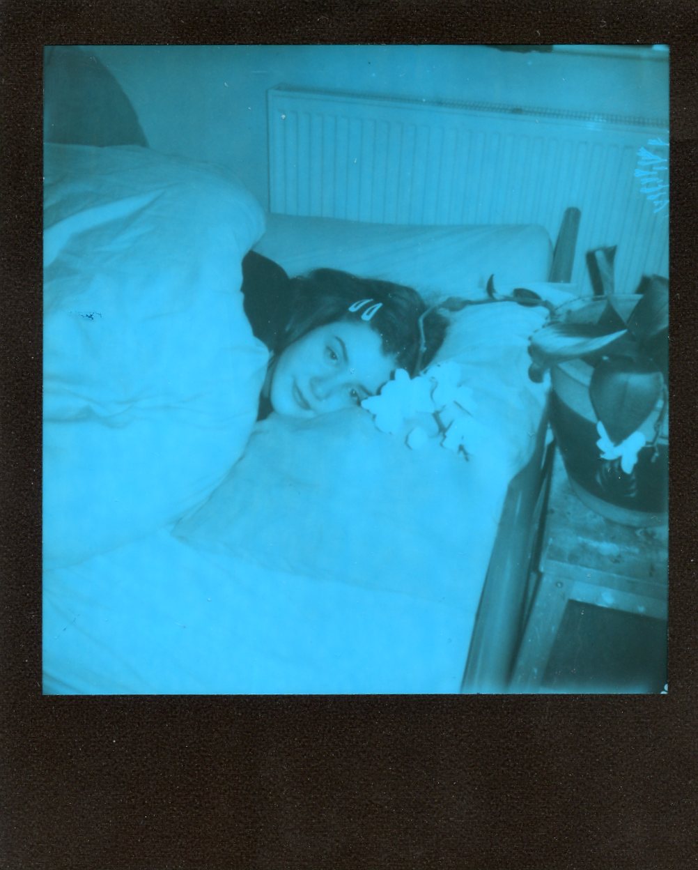 Portrait of Isabell | Polaroid 600 | Beige Brick 