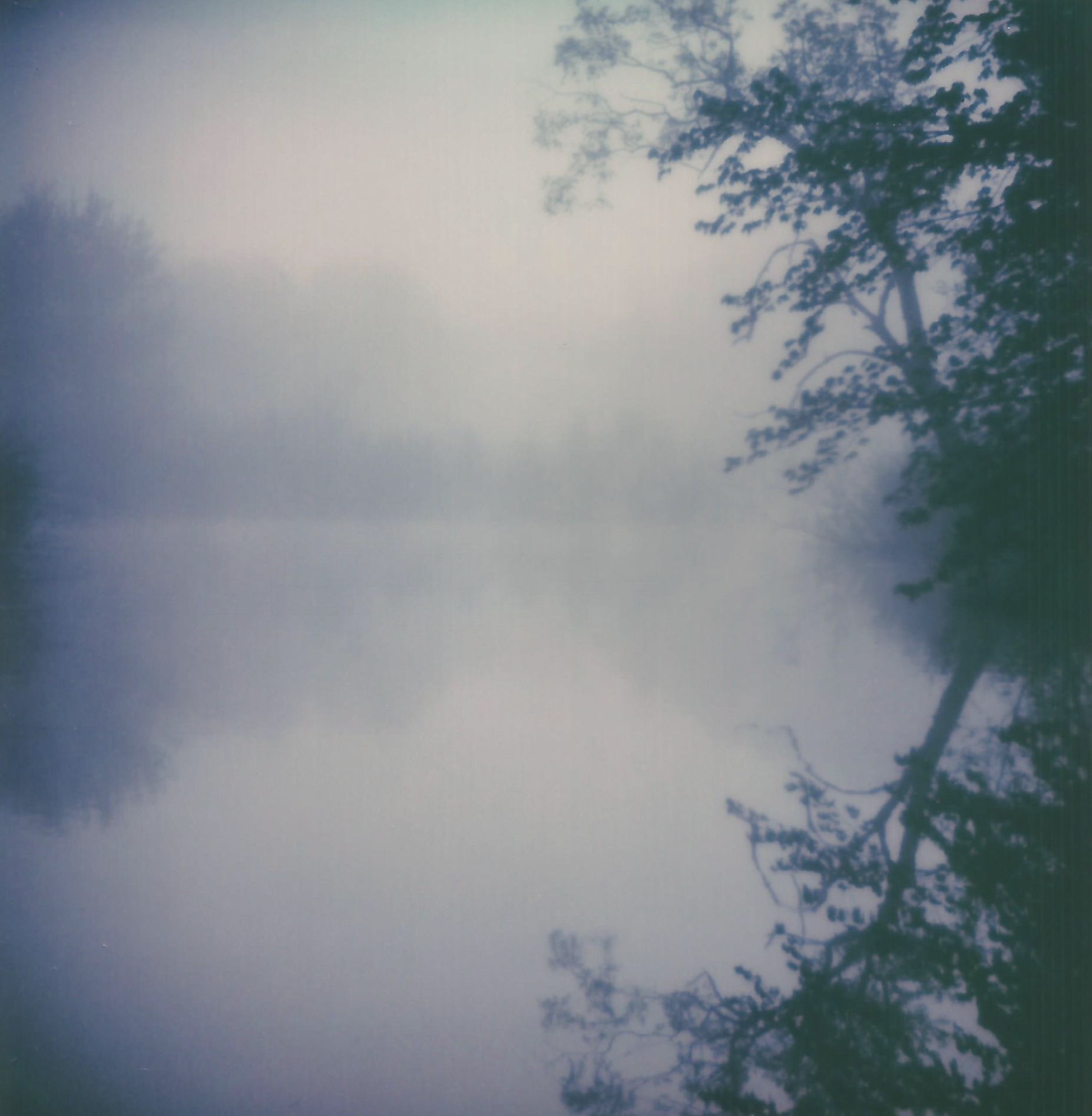 Fog On The River | Polaroid SLR680 | Polaroid Originals Color 600 | Kristin Randall