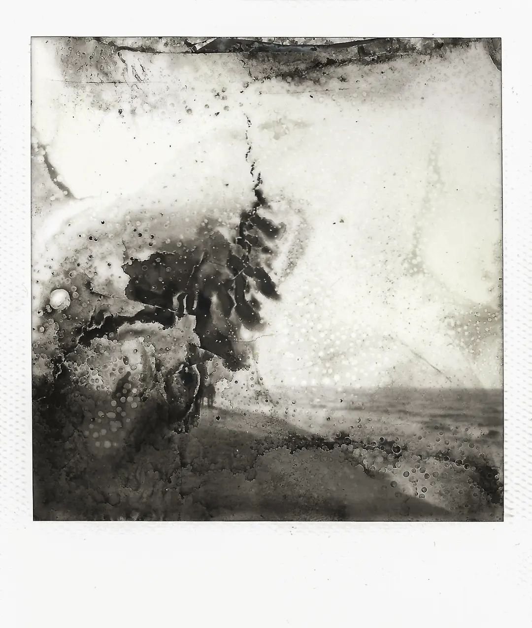 Anne-Mette Kelter Weinkouff | Black and white polaroid decay