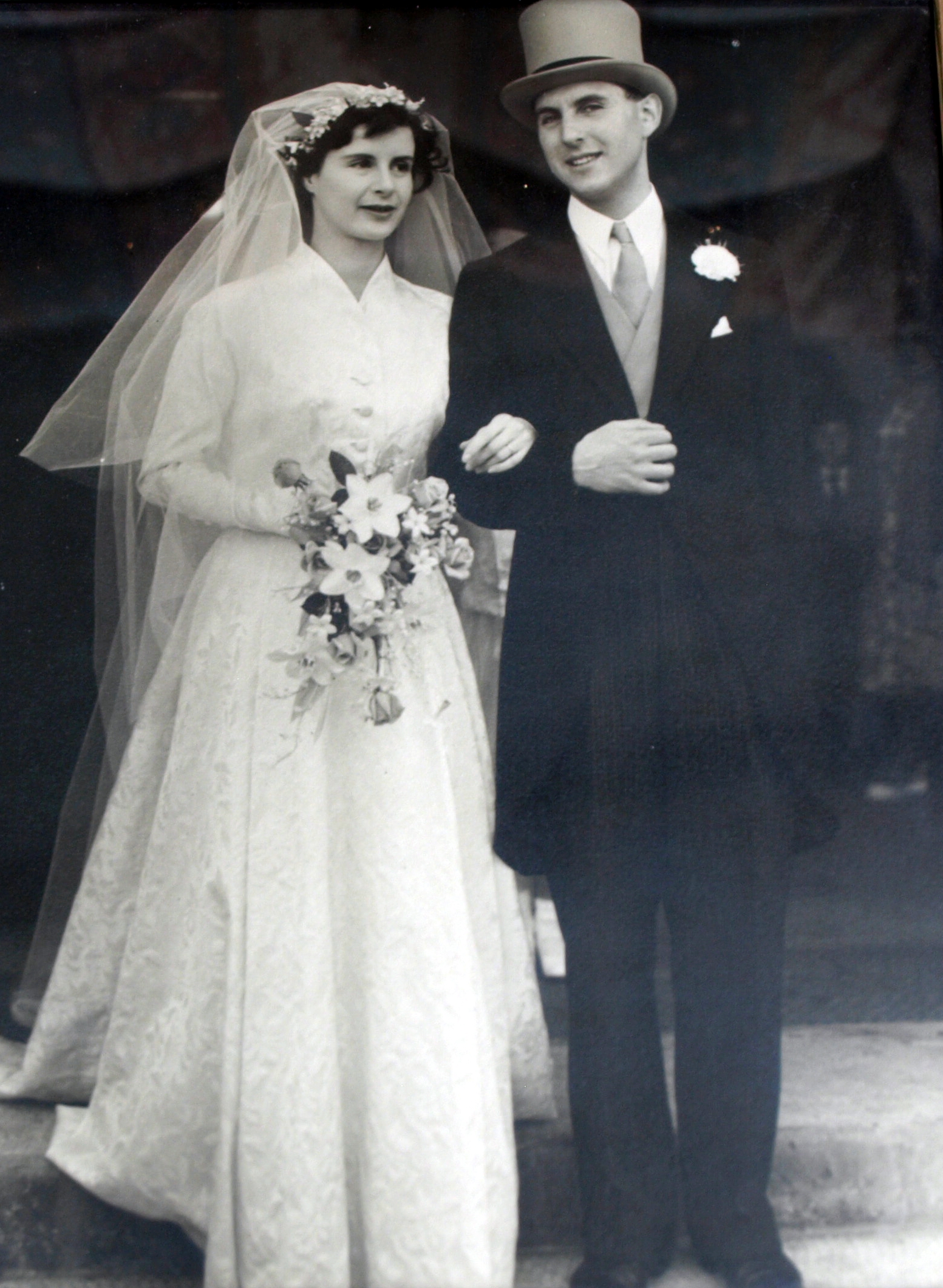 Brian and Denise wedding - London 1 September 1953