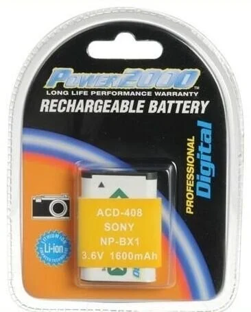 Power 00 Power00 Acd 408 Rechargeable Battery For Sony Np Bx1 Stewart S Photo
