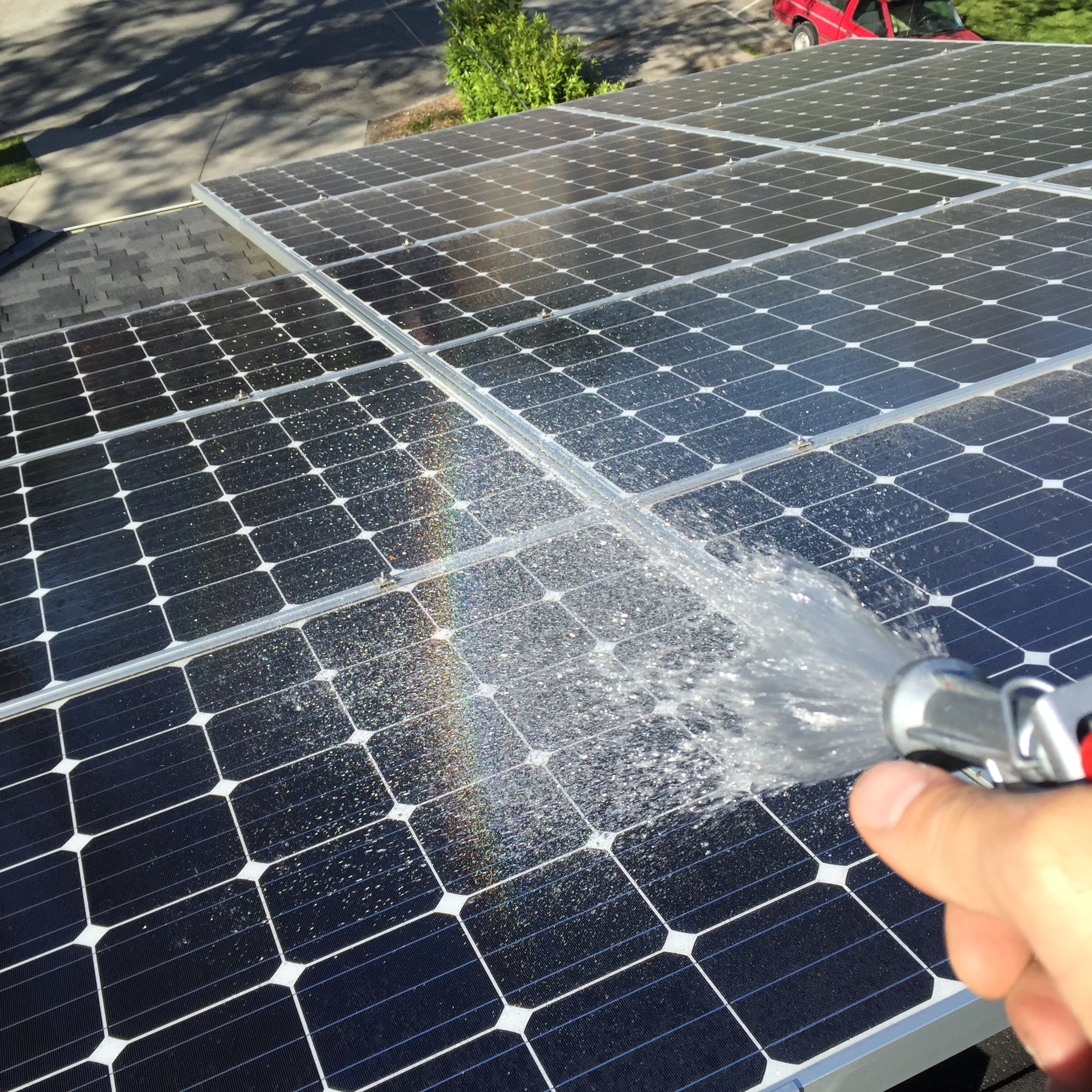Cleaning Solar Panels