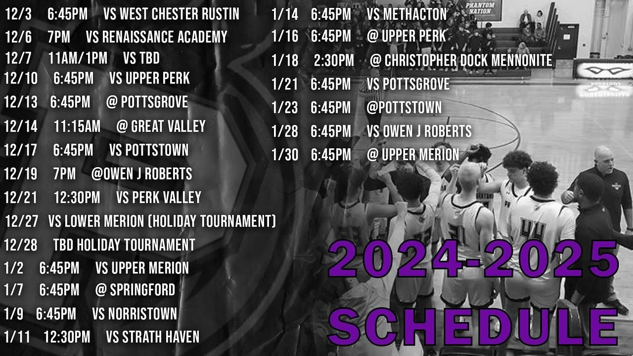 Next Chapter starts Tuesday night at Home! 💜

🆚 RUSTIN

📍Phantom Nation 

⏰ 7pm 

#NextPlay #Aces&spades;️