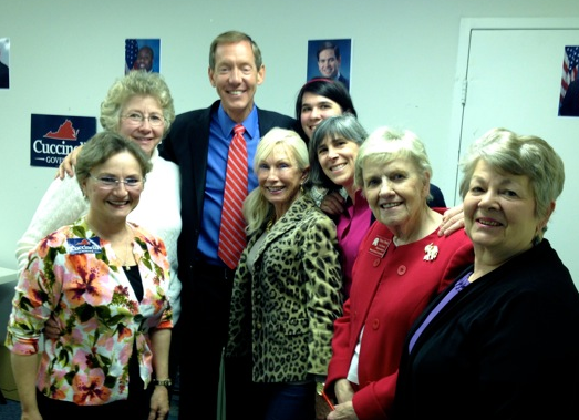 Carl Cameron with RWC members