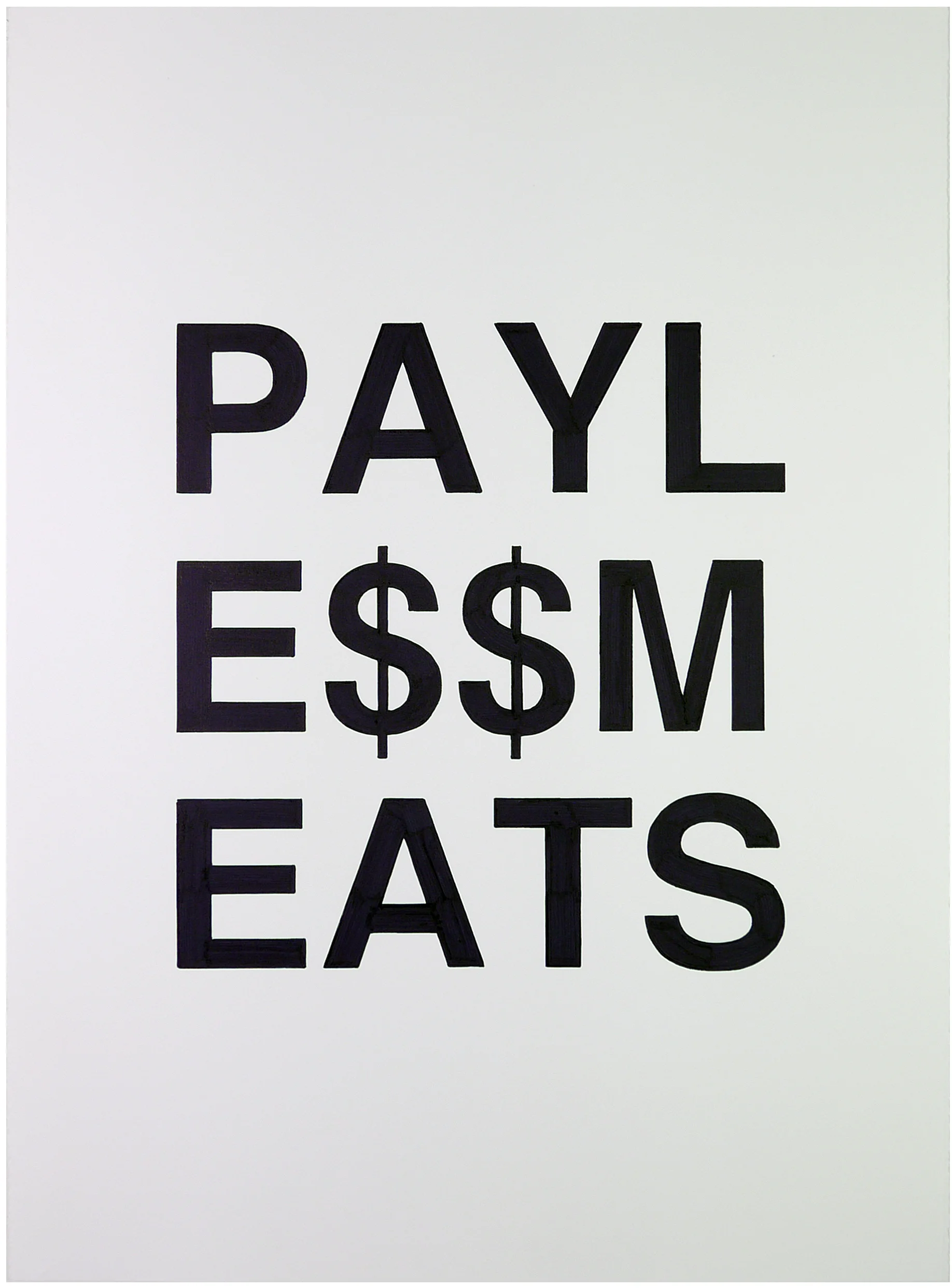  payless meats  22 x 30 inches  ink on paper 