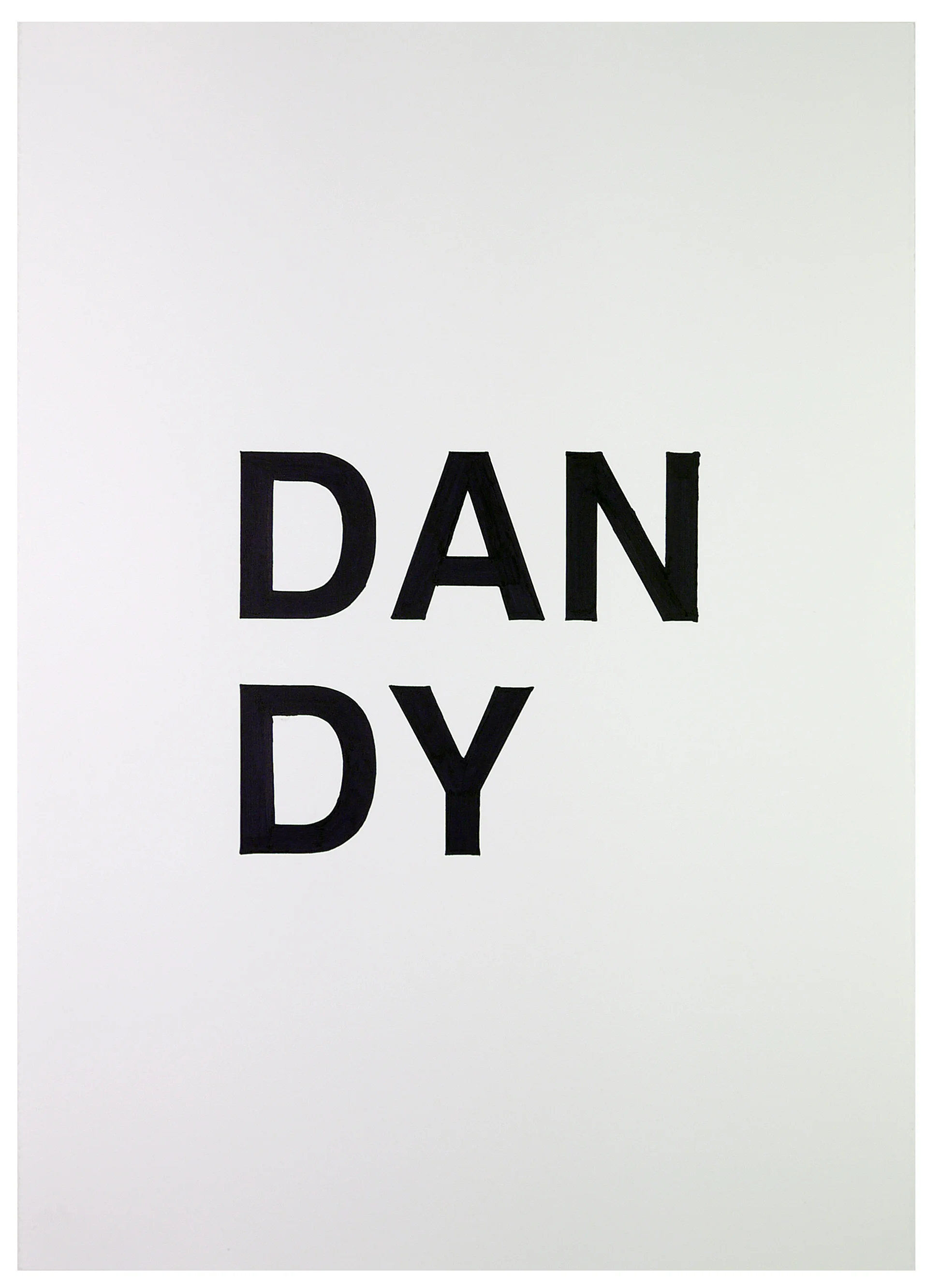  dandy  22 x 30 inches  ink on paper 