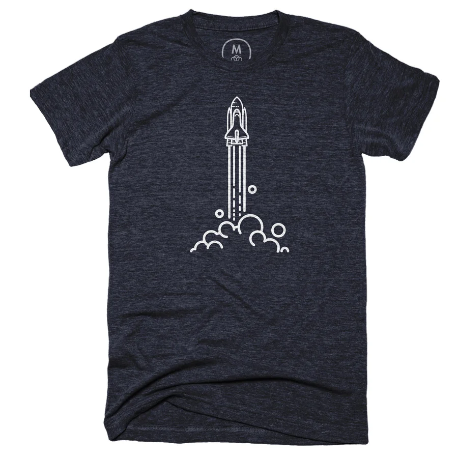 Blastoff, a T-shirt I designed for CottonBureau.com . Sold 25 shirts.
