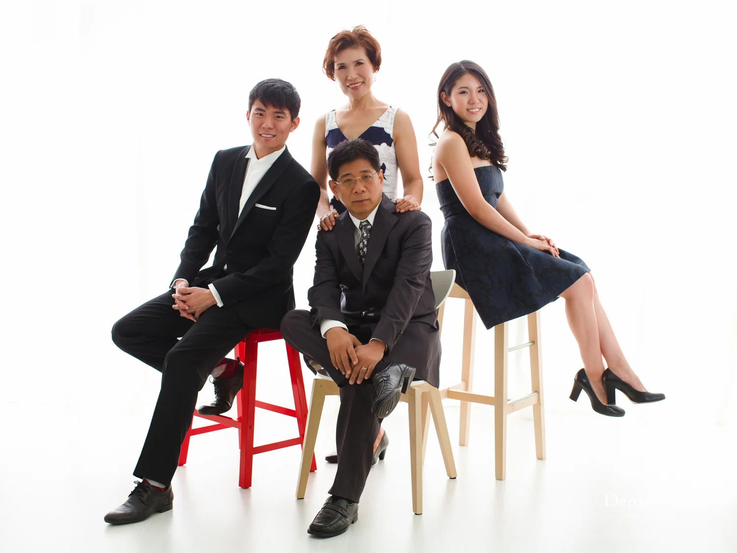 Bee Bee Family Portrait with Korean Hanbok