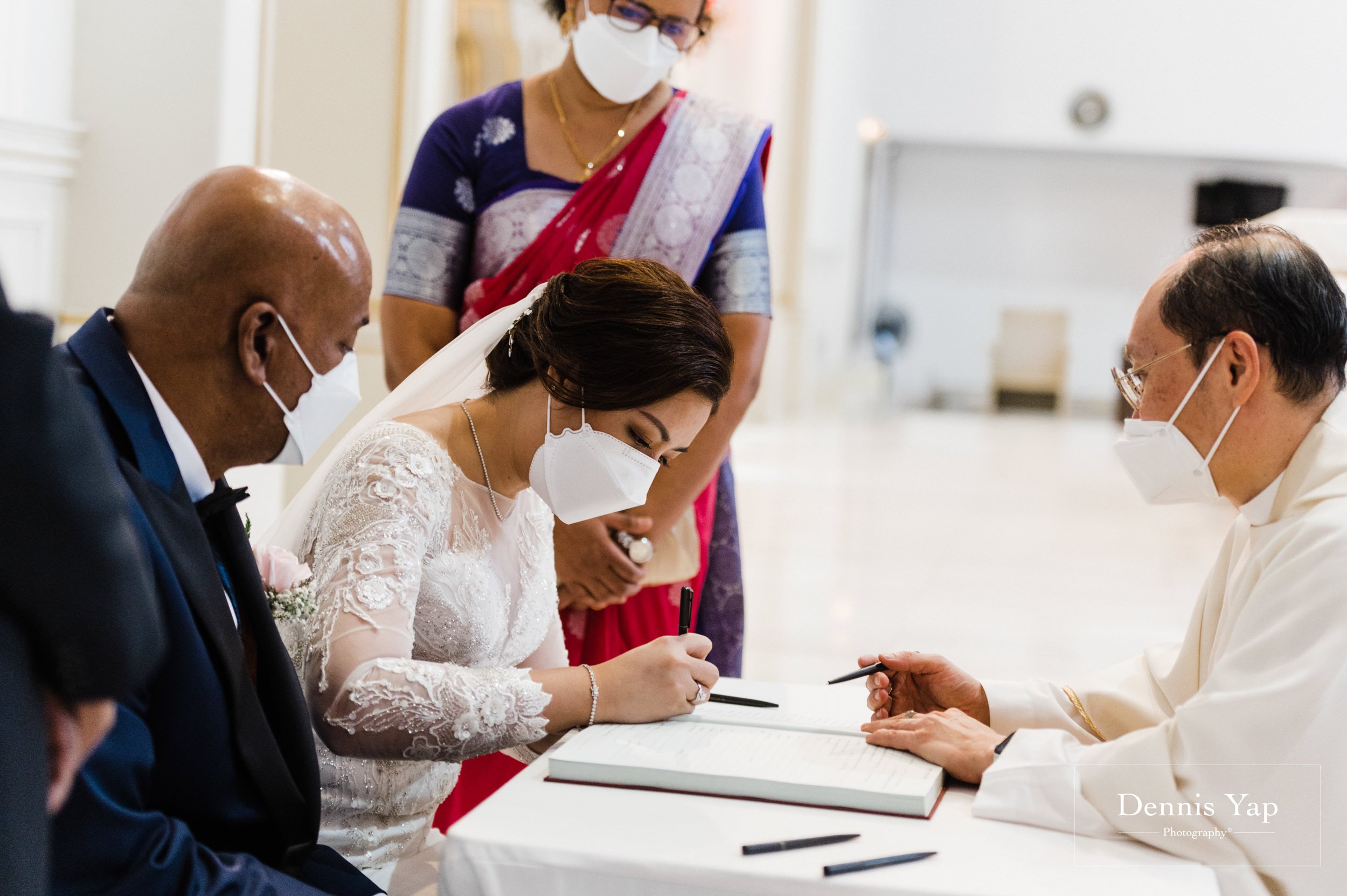 dominic patricia church wedding st francis xavier dennis yap photography with mask covid19-24.jpg