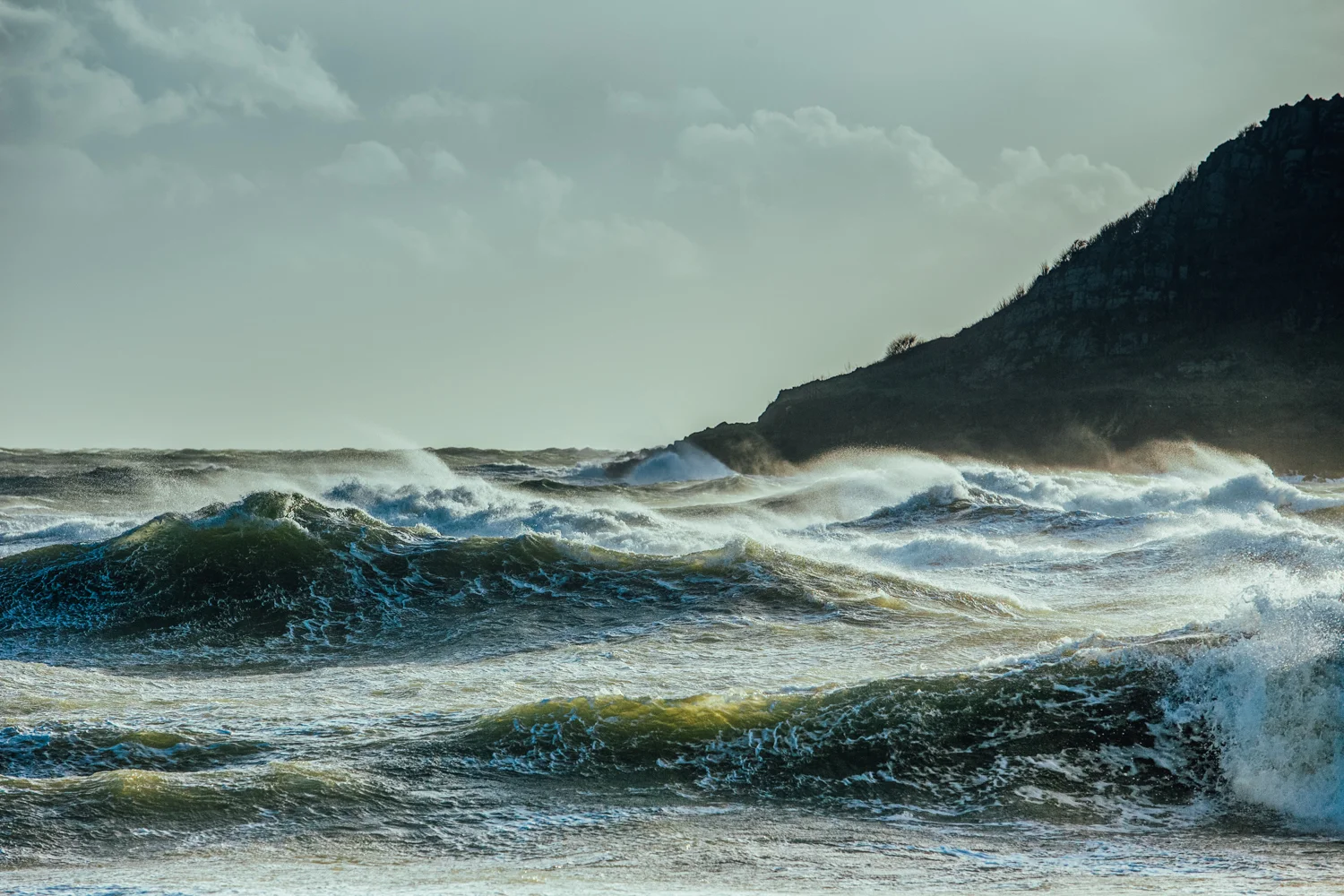 Gales off the Mewstone