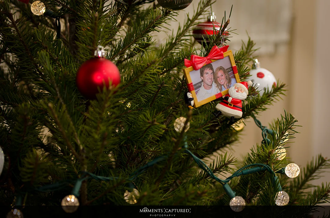 Our Ornament: Our first picture together