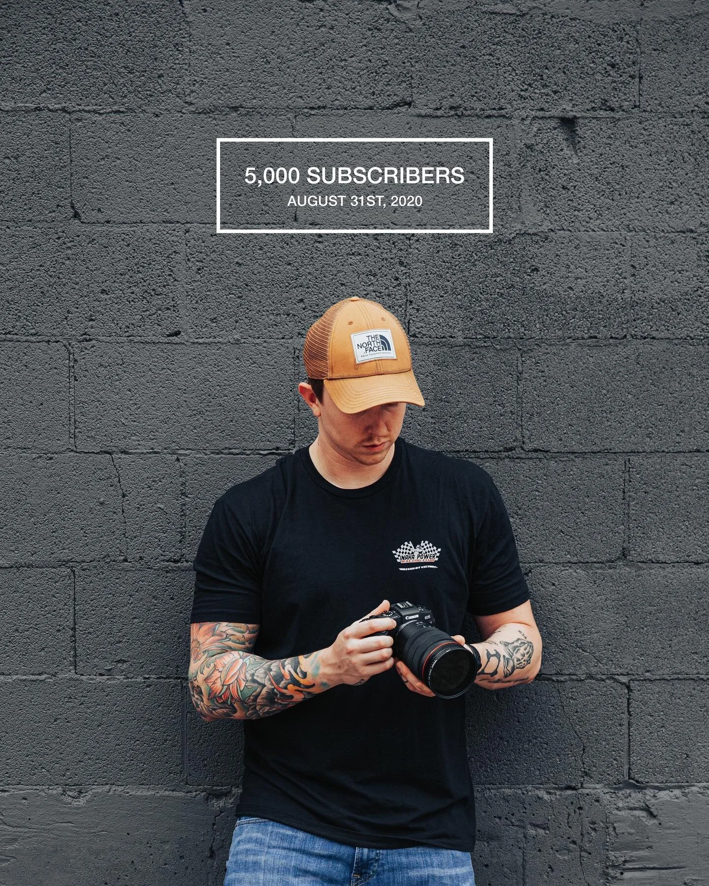 5,000 Subscribers on YouTube. 

A lot of hours, weekends, and late nights after a full days work have gone into this. And it&rsquo;s just the start...

Grateful, but motivated more than ever.

I was going to write long motivational caption but eh, I&