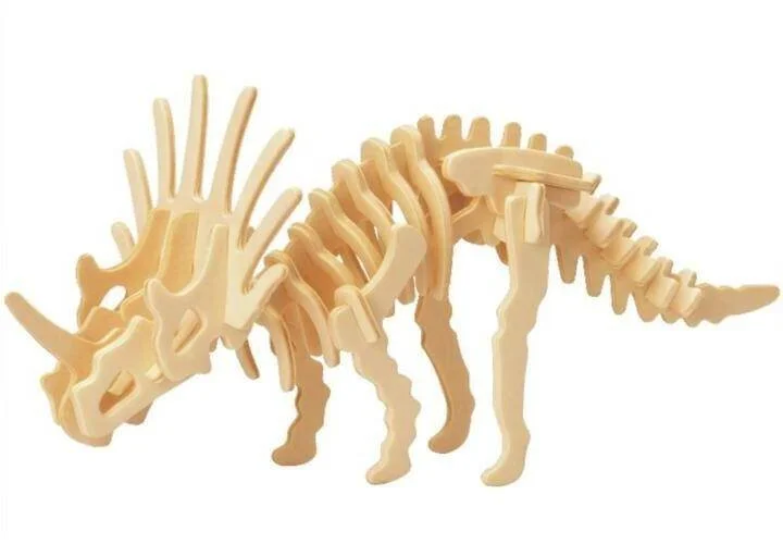 3d wooden dinosaur puzzle