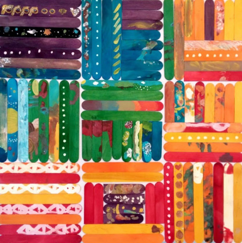 Join us for our next collaborative art project of the summer: Decorating craft sticks! 
Each decorated stick will become part of a larger piece of art&mdash;created entirely through teamwork and creativity.🎨