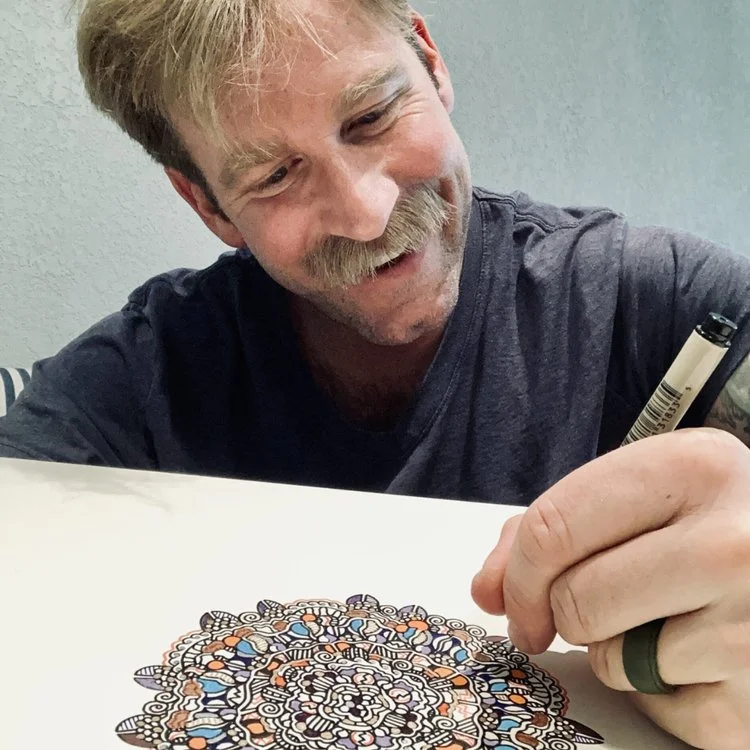 Meet &amp; Color With Artist Bryson Bost, this Sunday, September 14th at 2:00 PM! 🎨You may have spotted the Dancing Planets coloring books in the SLOCM Shop &ndash; well, here&rsquo;s your chance to meet the author!