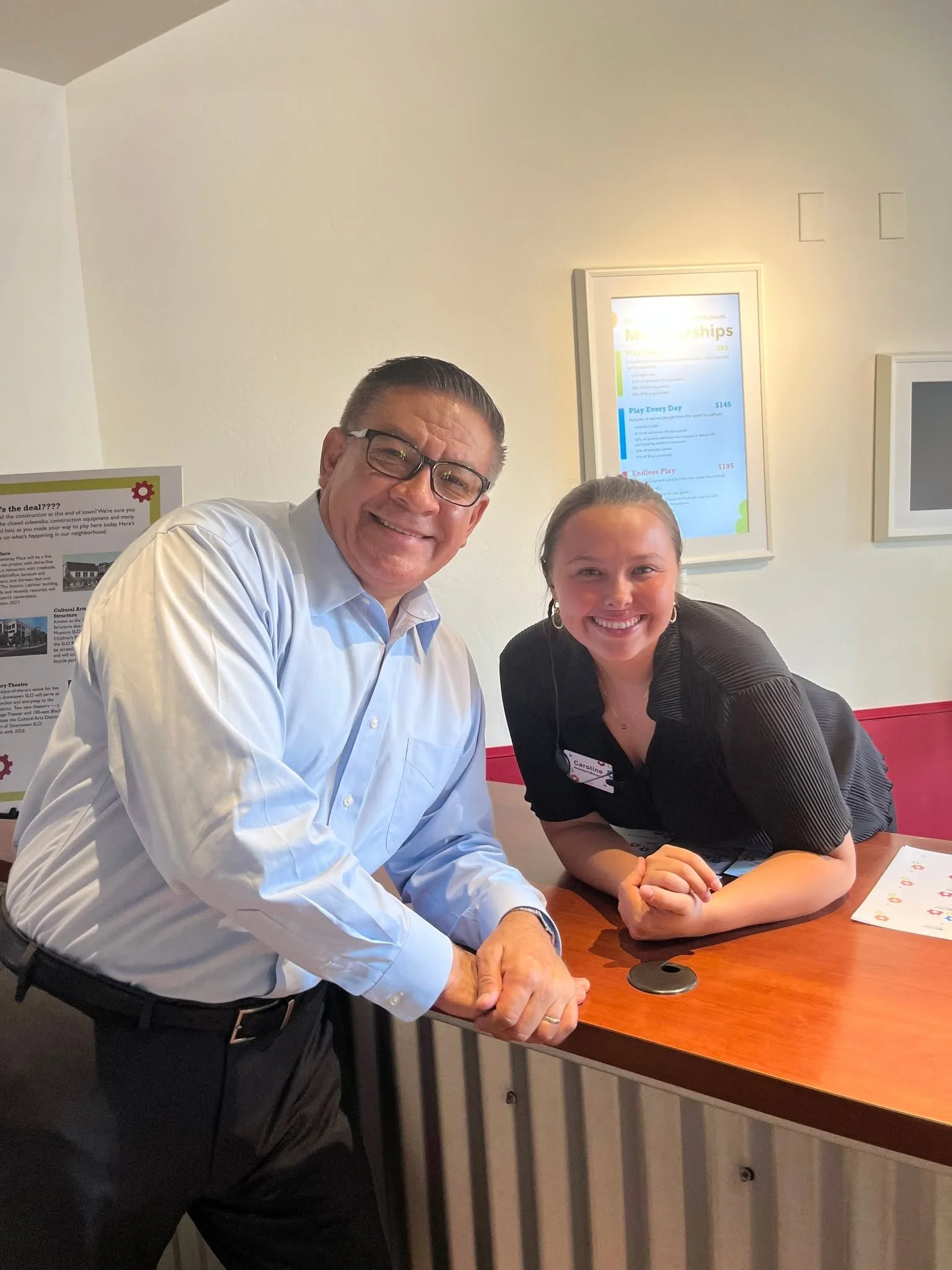 A few weeks ago, we had the honor of welcoming Congressman Salud Carbajal to the museum! He presented us with a Certificate of Recognition celebrating our 35 years of service to the San Luis Obispo community. 🥳💛 Here&rsquo;s to continuing our missi