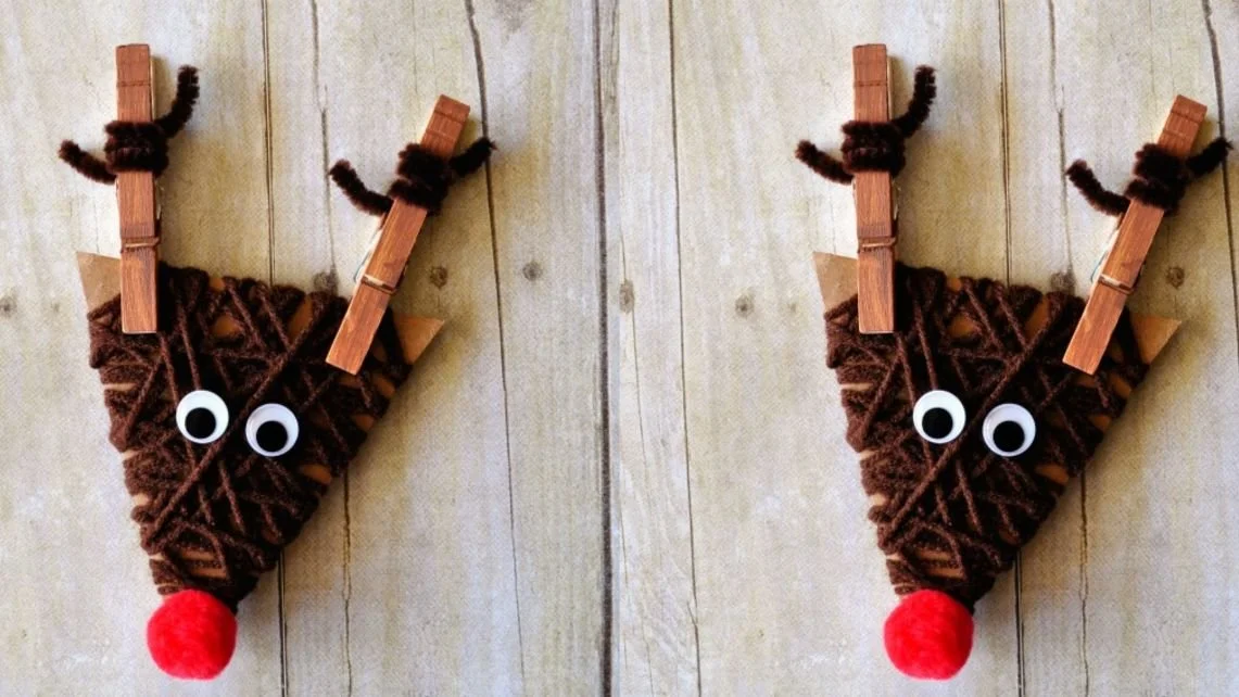 In the Studio: Yarn-Wrapped Reindeer