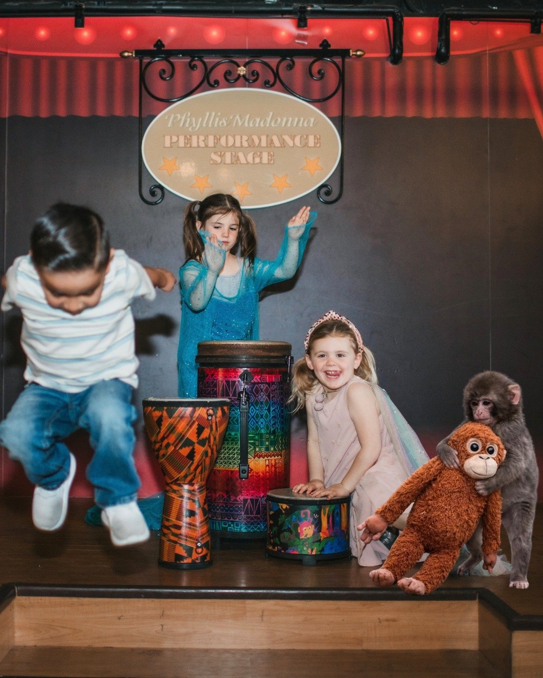 You&rsquo;ll always have a friend here! 💛
At the San Luis Obispo Children&rsquo;s Museum, families connect, friendships grow, and everyone belongs&hellip; even Punch found his crew! 🐒✨