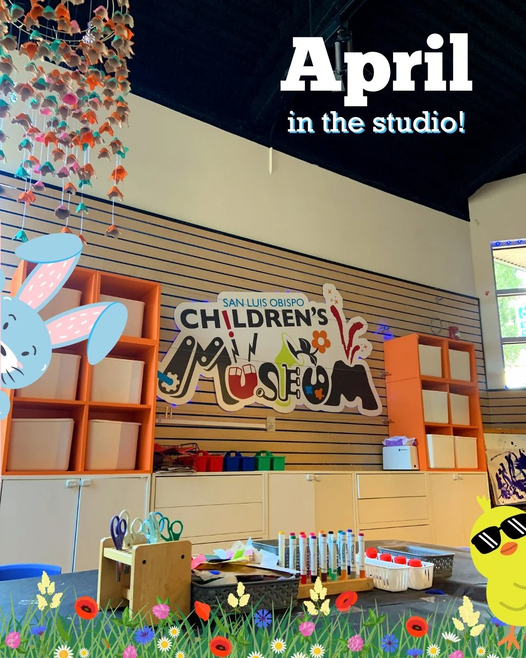 Get ready to create, explore, and get a little messy in the Studio this April! 🌿🌎 Take a peek at all the hands-on fun this month:

🌱 April 2&ndash;6 | Earth Day Hand Prints
🤖 April 9&ndash;13 | Little Recyclables Robots
🌿 Sat, April 18, 11:30 AM