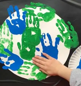 Earth Day Hand Prints