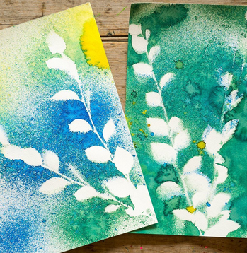 Watercolor Spray Art