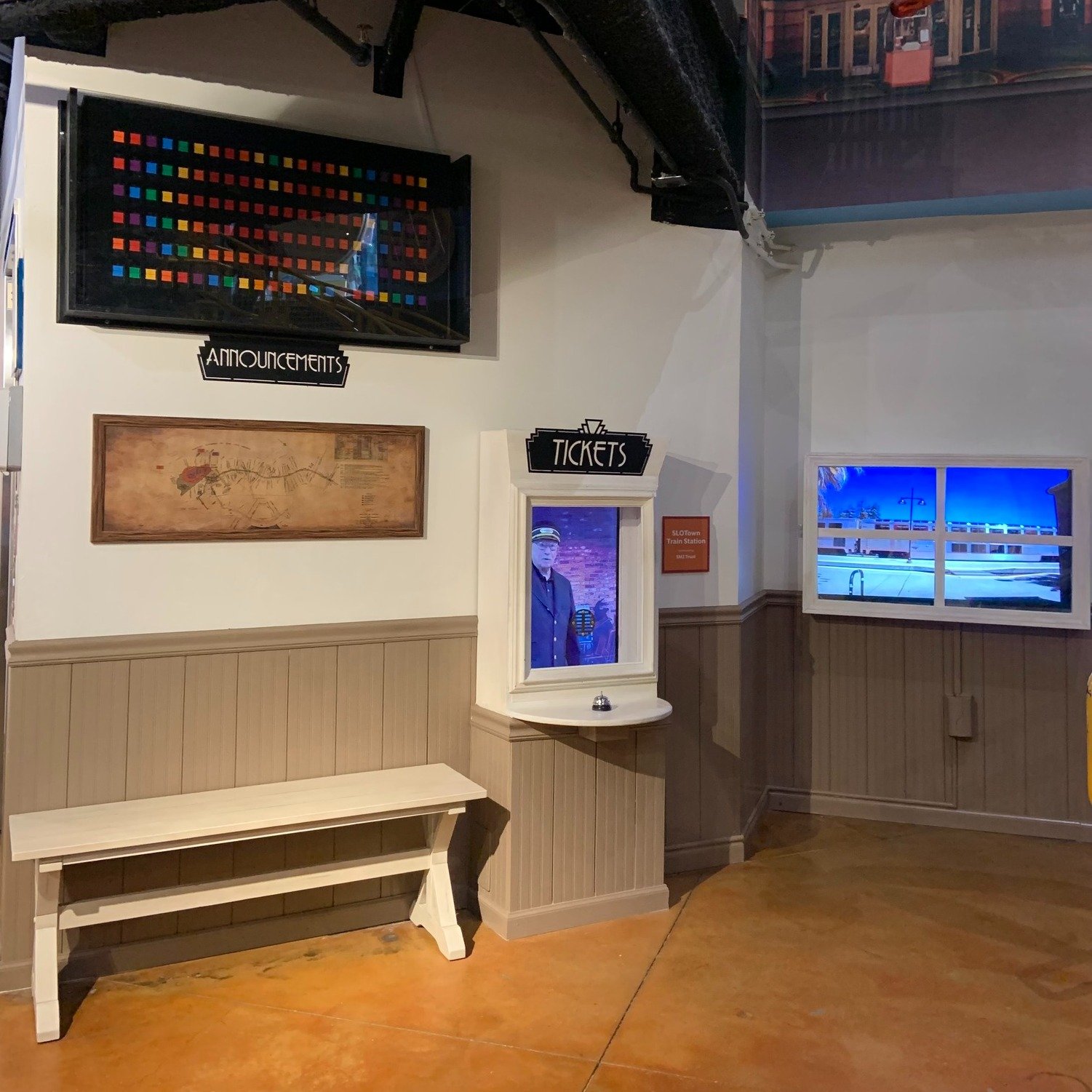 Step into our SLO Town Train Station where kids can ring the bell, grab their tickets, and set off on their own adventure 🚂✨

🌟 Sponsor Spotlight
A big thank you to SM2 Trust for making this playful space possible. Because of them, little conductor