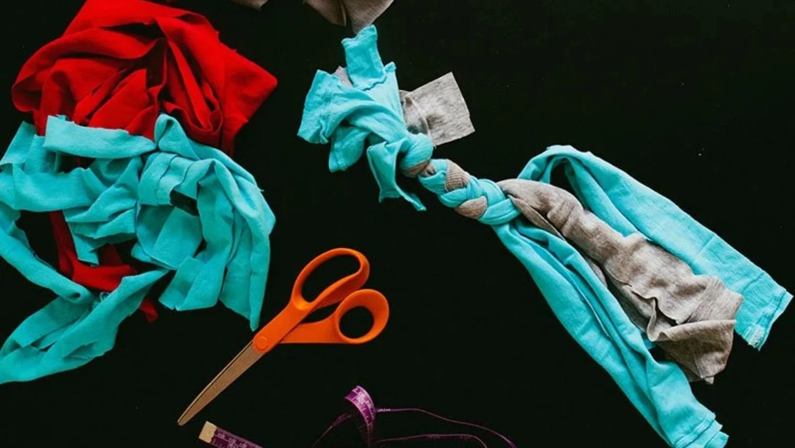 In The Studio: T-Shirt Braided Chew Toy