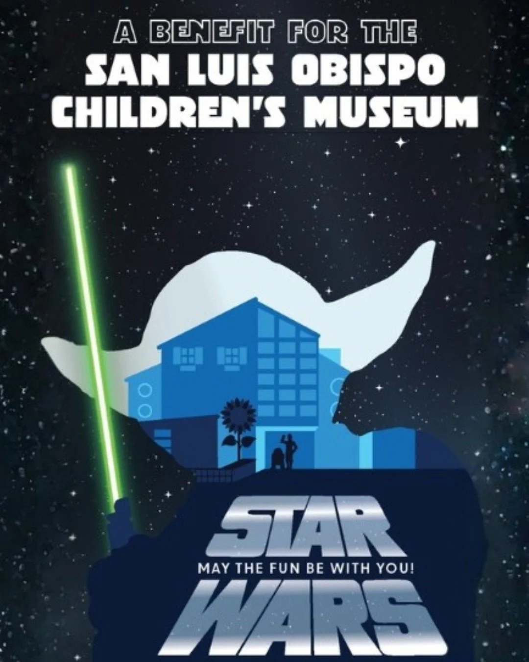 Happy May the 4th ✨

Our annual adults-only fundraiser is heading to a galaxy far, far away&hellip; ⭐️🚀🌌
Get ready for a Star Wars&ndash;themed night in support of the San Luis Obispo Children&rsquo;s Museum.

For more information and to secure you