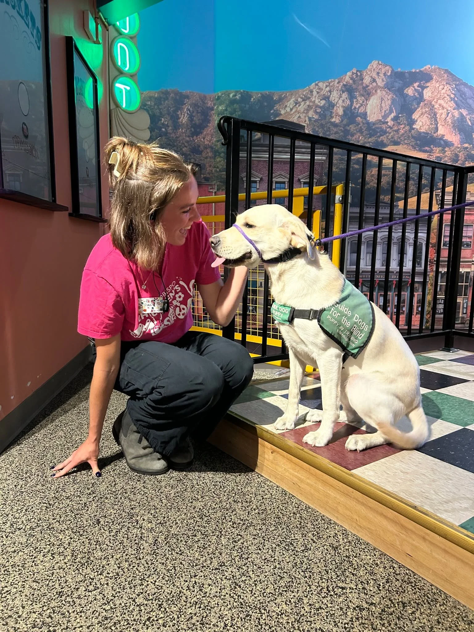 We loved welcoming the Guide Dogs for the Blind - San Luis Obispo Puppy Raisers to the museum a few weeks ago! Visitors got to meet future guide dogs in training, learn about the incredible work these teams do, and see just how much dedication goes i