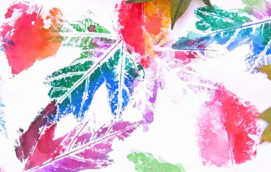 Leaf Texture Printing