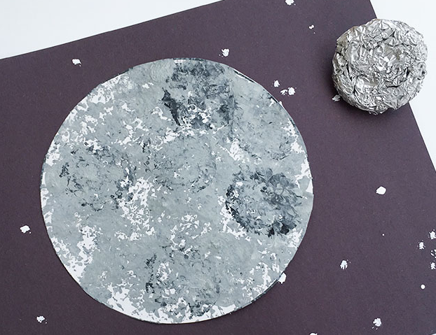 Moon Texture Painting