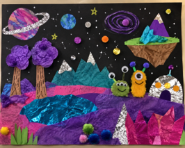 Alien Planet Collage