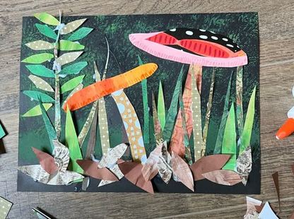Mushroom Village Collage