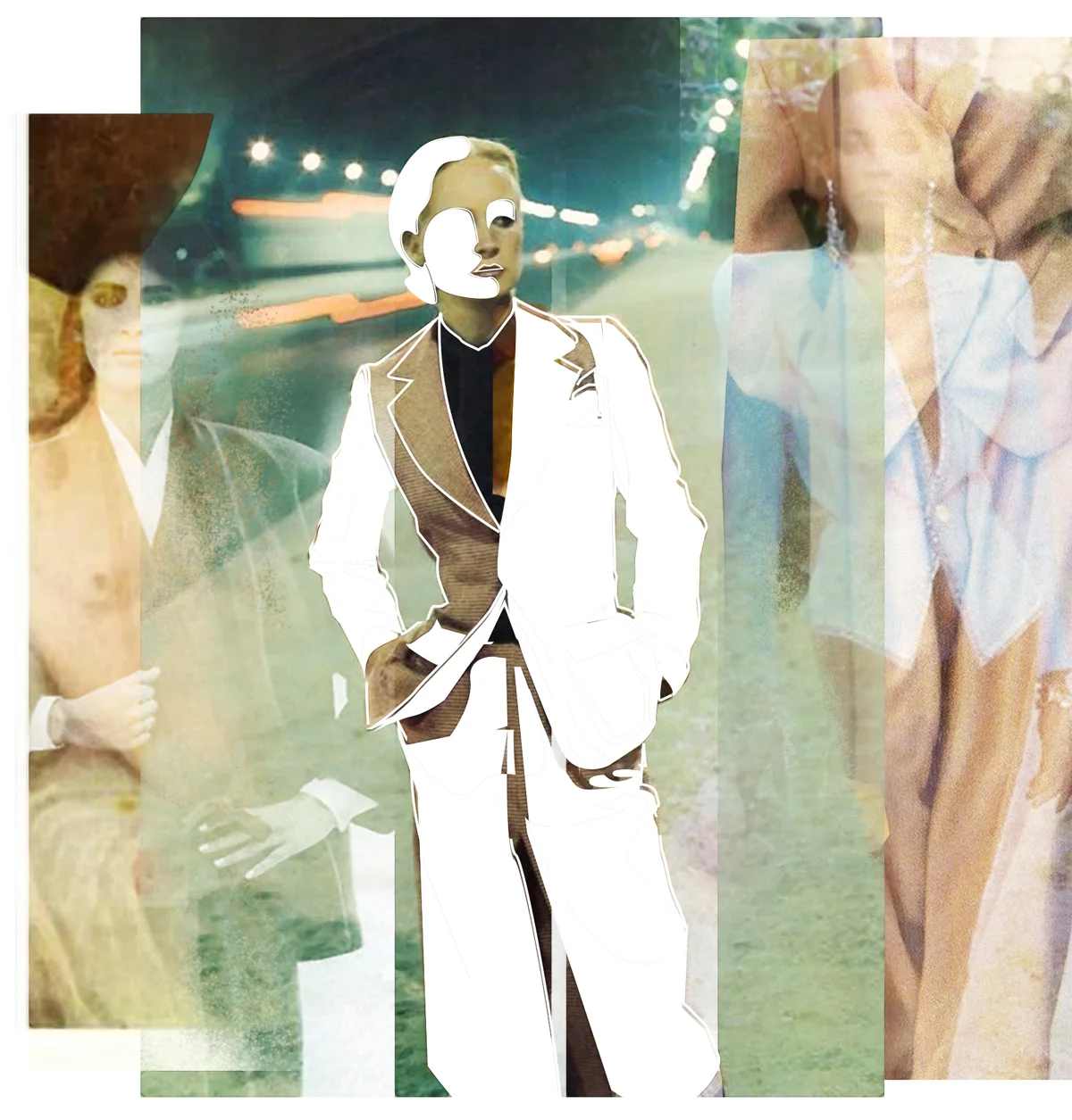The suit - digital collage