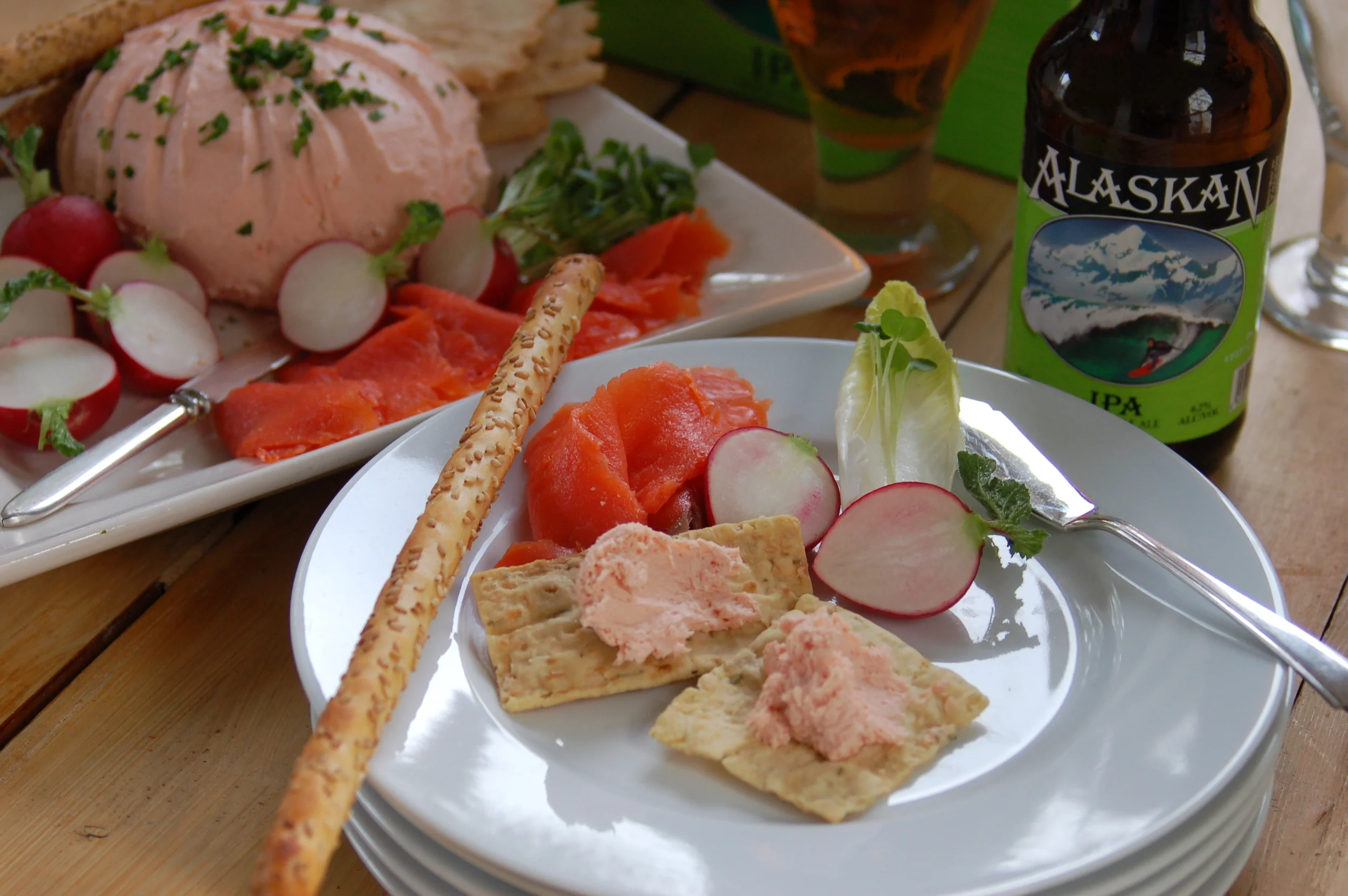 Smoked Sockeye Salmon Ball