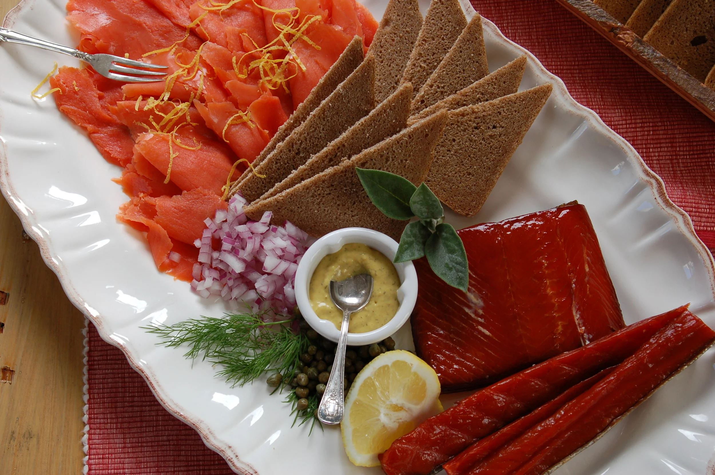 The Bristol Bay Smoked Sockeye Platter