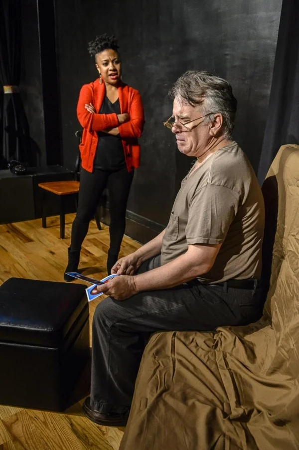 Susaye Lawson and Danny McWilliams in The Bigot by Gabi and Eva Mor at Manhattan Rep - June 2017