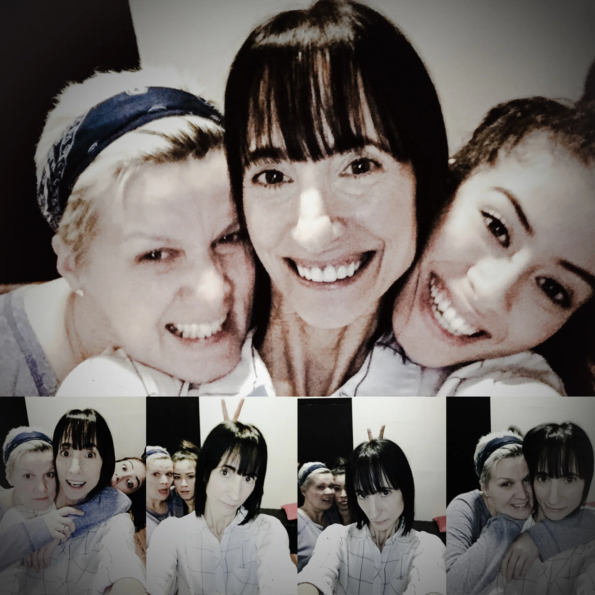 DRESSING ROOM SELFIE FUN WITH THE LADIES OF PAST PERFECT: Gerry Glennon, Jennifer Pierro & Erika Yesenia