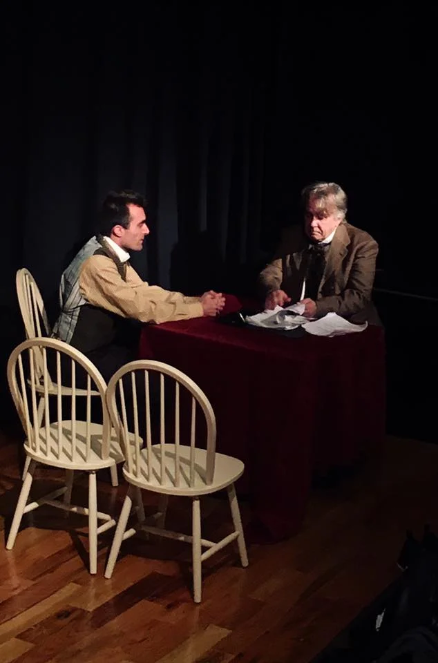 Alan Homeri and Danny McWillliams in The Living Room by Charlie Finesilver - September 2017