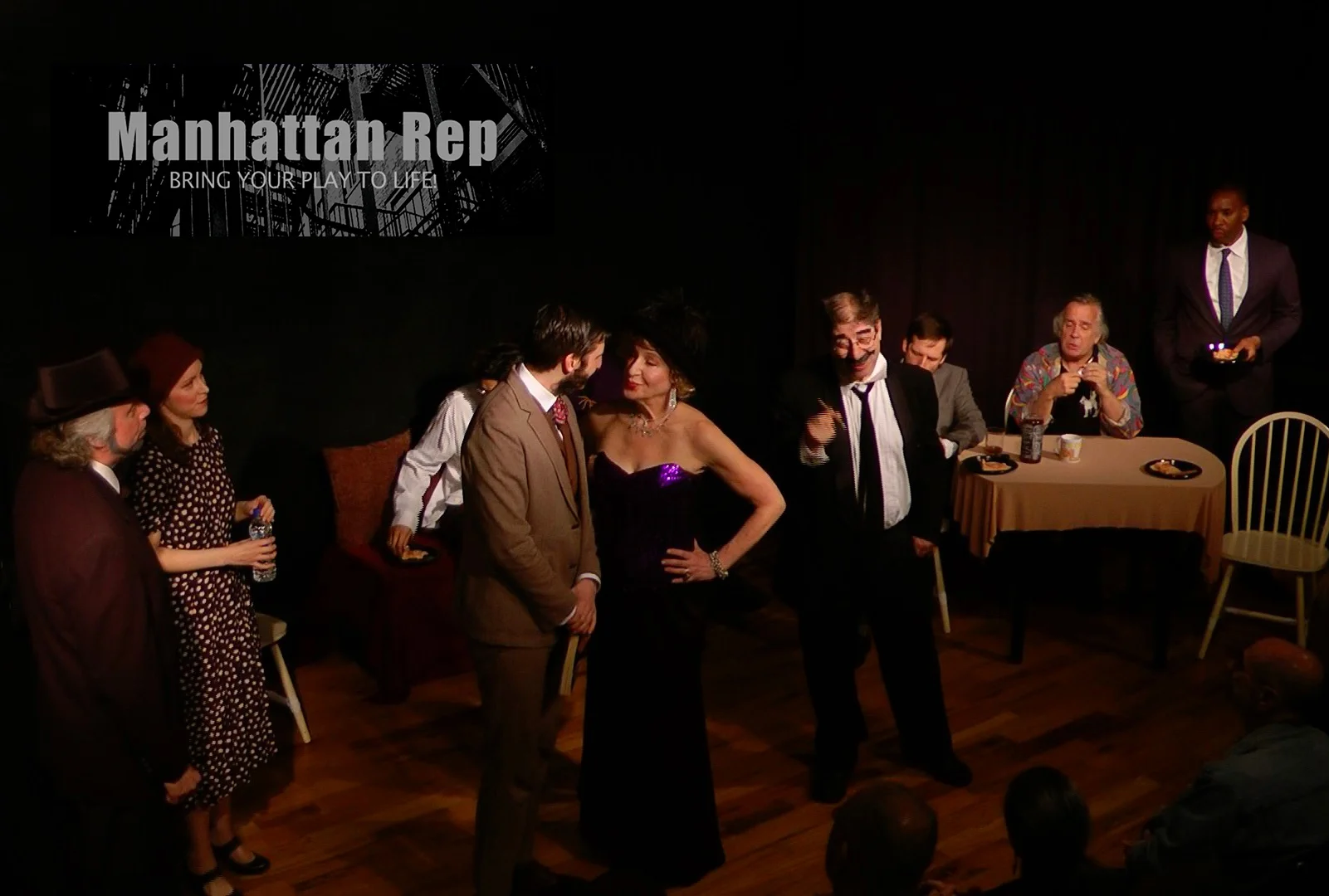 THE LAUGH SUPPER BY LEONARD RYZMAN - featuring John Sarno, Jennifer Rizzi, Derek Rutlandt, Florence Pape, Dave Silberger, Riley Donahue, Danny McWilliams, Martin Fisher.