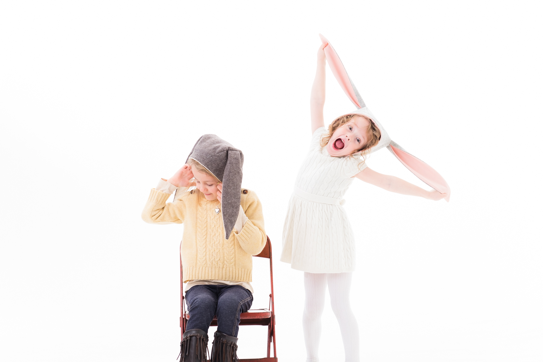 The client may not be able to use this photo, but these are some of the typical images captured during photoshoots with children.