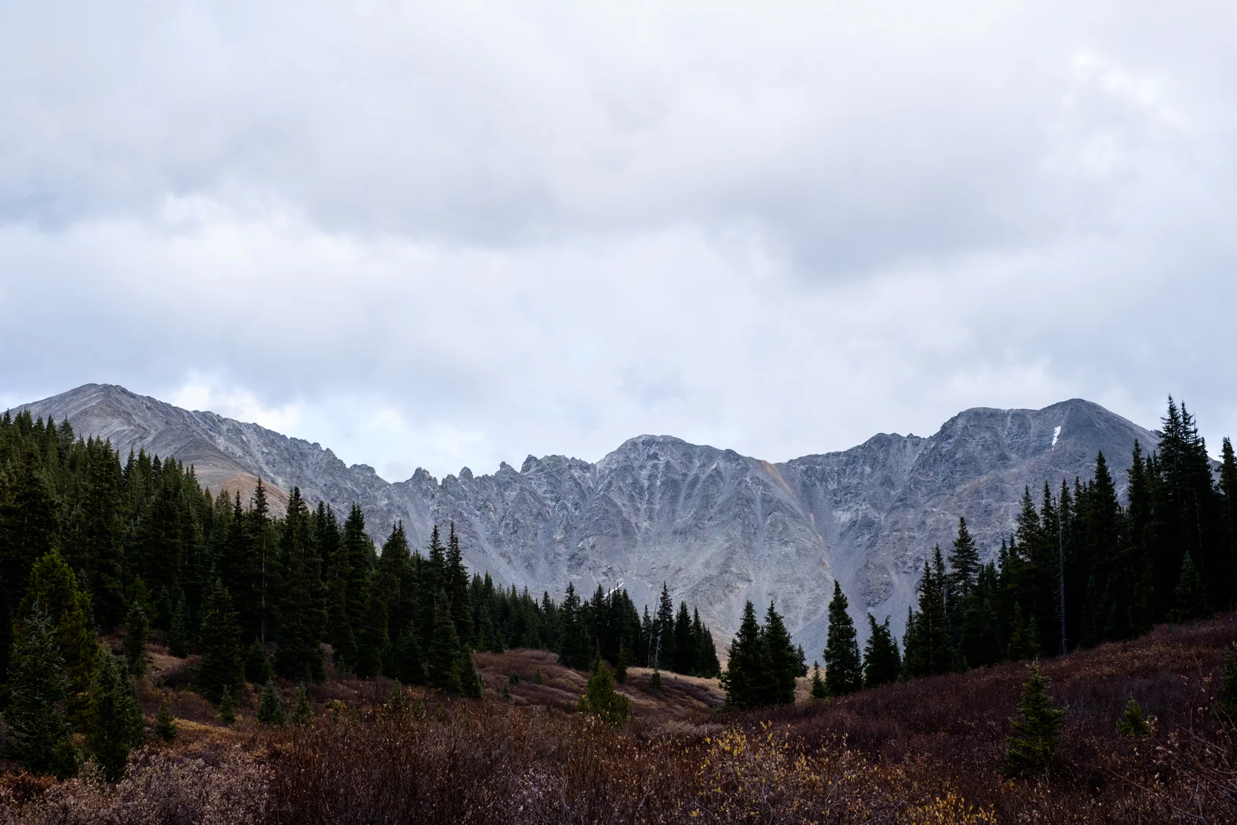 A majestic view at the foot of Copper Mountain.