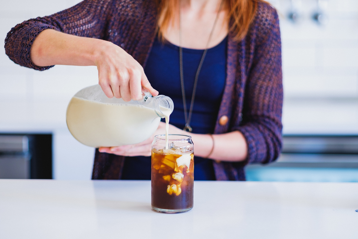 Local Press + Brew makes the most delicious Nut-Shaken Lattes with their freshly pressed almond milk and refreshing cold brew on tap from Noble Coyote Coffee Roasters.
